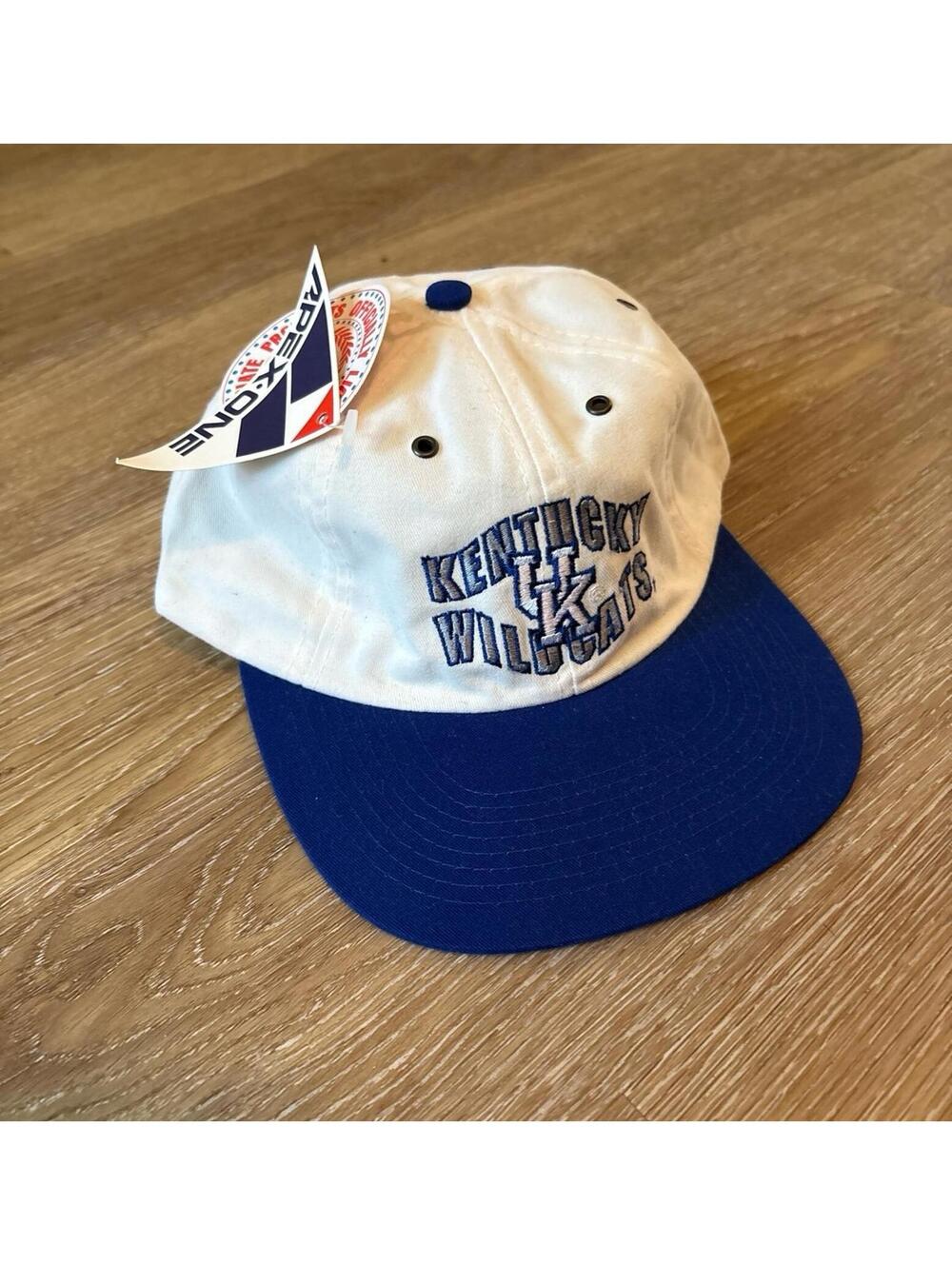NWT Vintage 90s University of Kentucky Wildcats Hat Cap Apex One UK